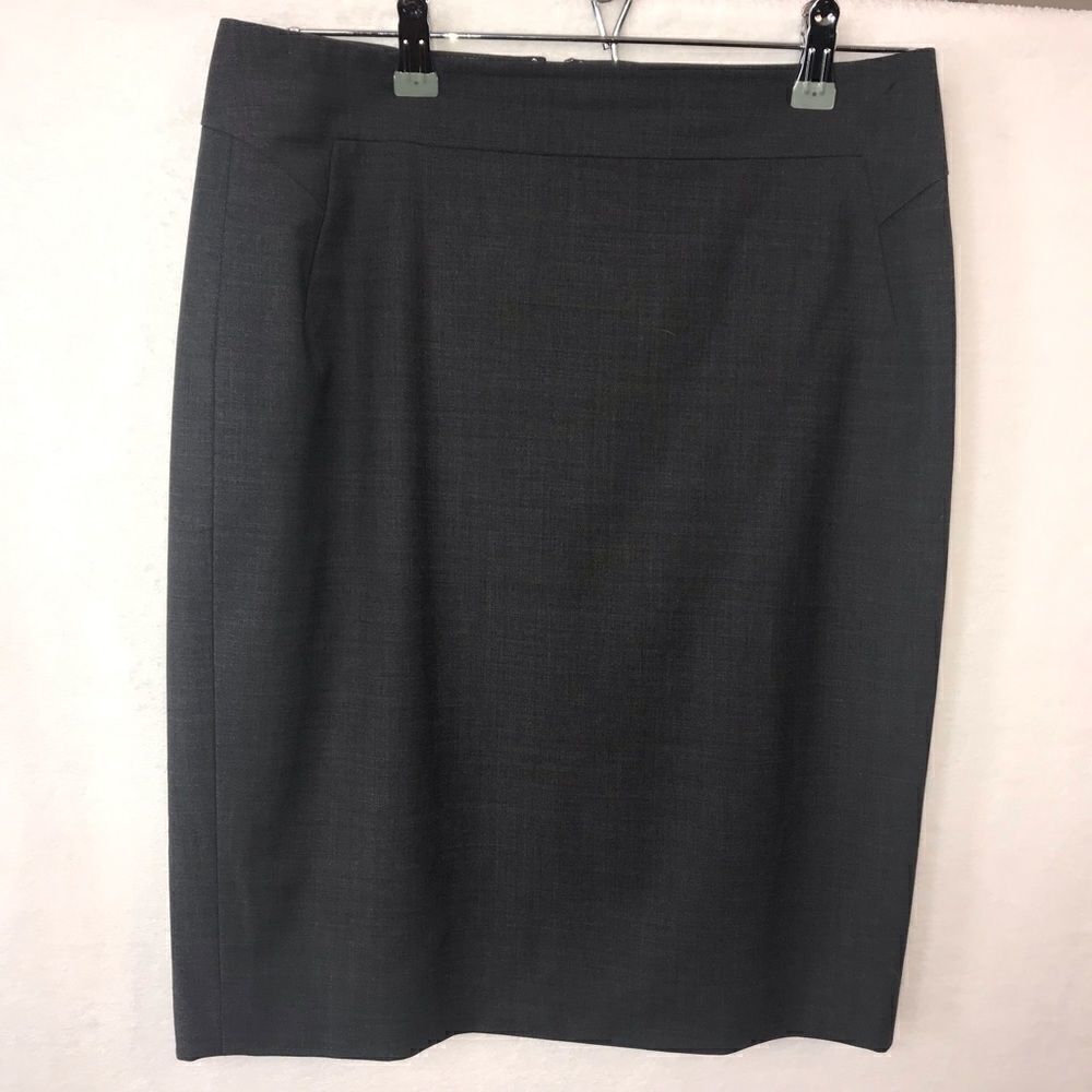 Ann Taylor Virgin Wool Skirt-4P